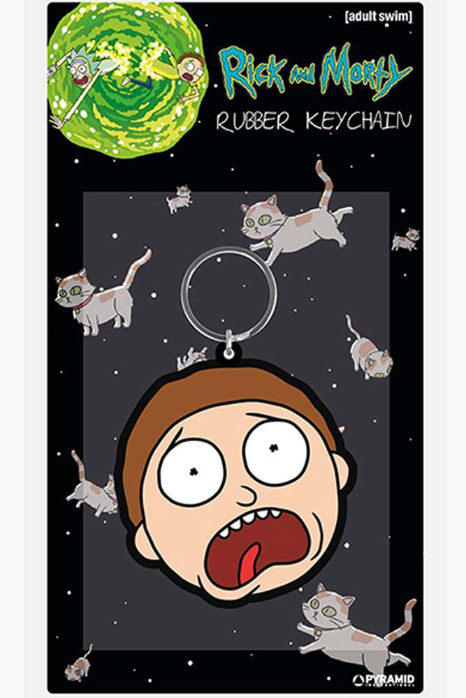 Rick and Morty Morty Rädd Nyckelring pyramid international
