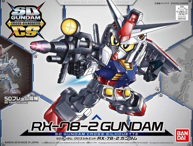 SD Cross Silhouette Gundam RX-78-2 - Den Klassiska Mobilen - Robotto