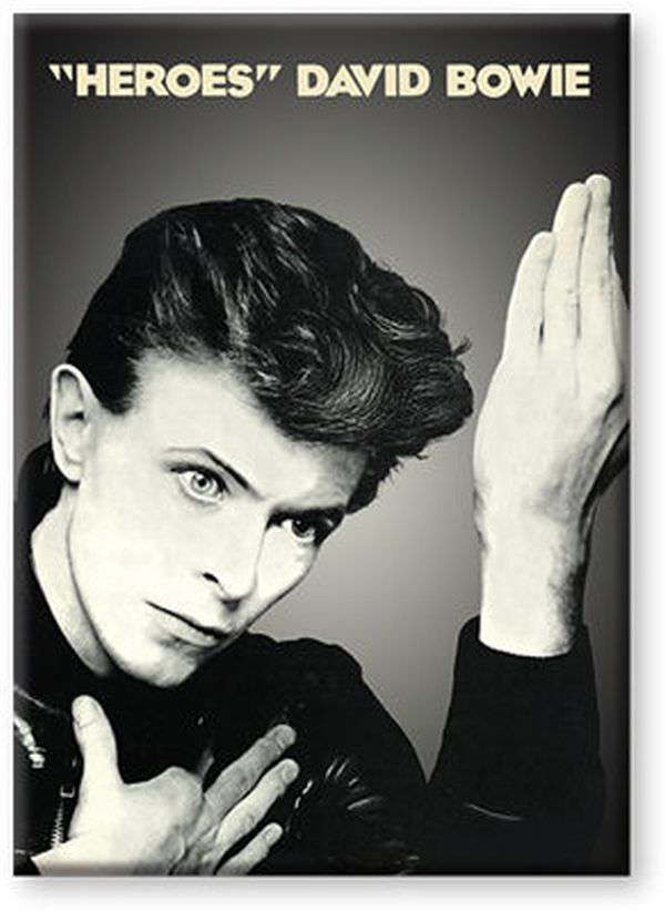 Bowie Heroes Magnet – Flat Design aquarius ent