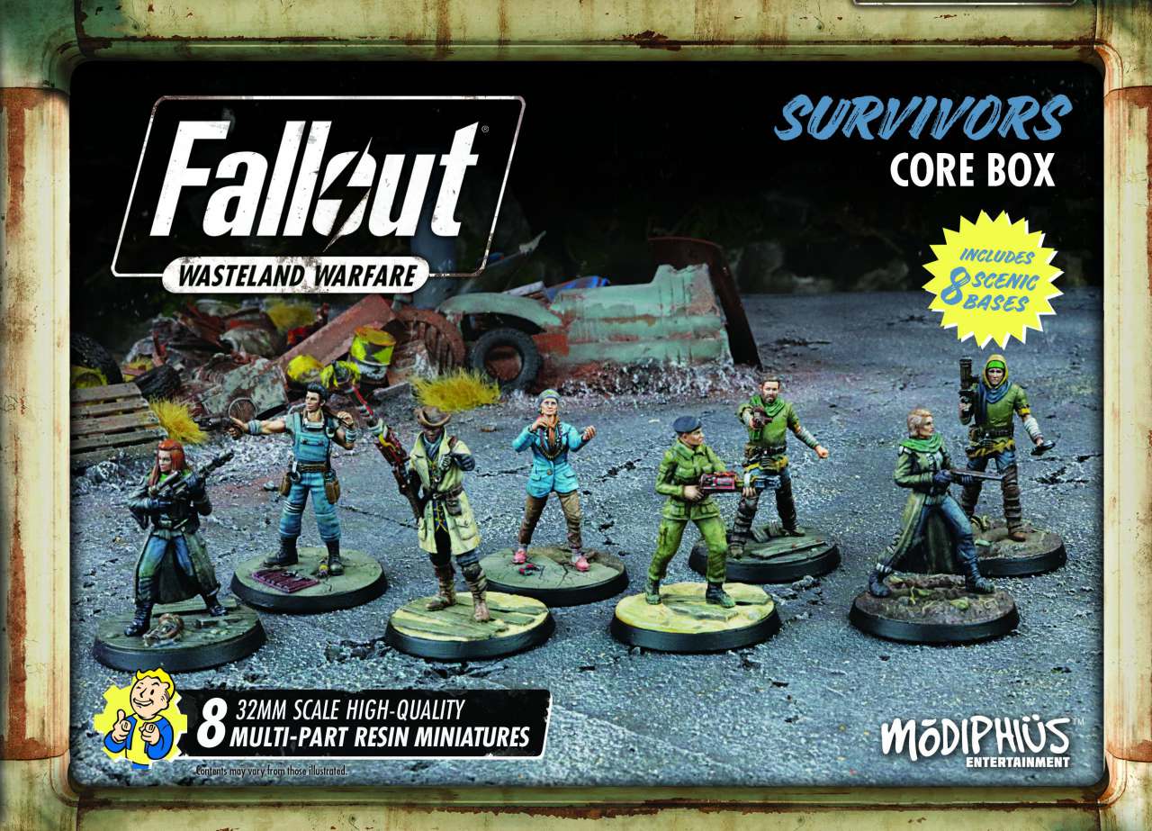 Fallout: Wasteland Warfare Survivors Core Box modiphius