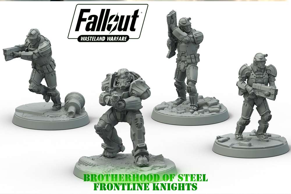 Fallout: Wasteland Warfare - Brotherhood of Steel Frontline Knights modiphius