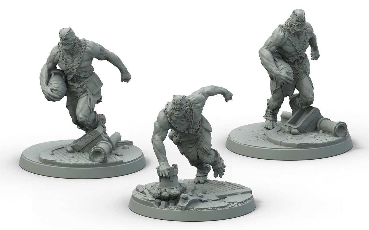 Fallout Wasteland Warfare Super Mutant Suiciders Set modiphius