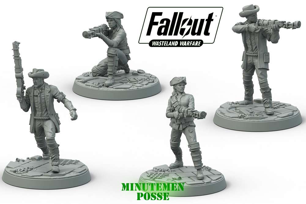 Fallout: Wasteland Warfare - Minutemen Posse Set modiphius