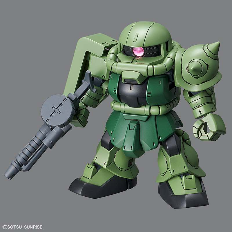 SD Cross Silhouette Zaku II - Detaljerad Modellbyggsats bandai model kit gunpla