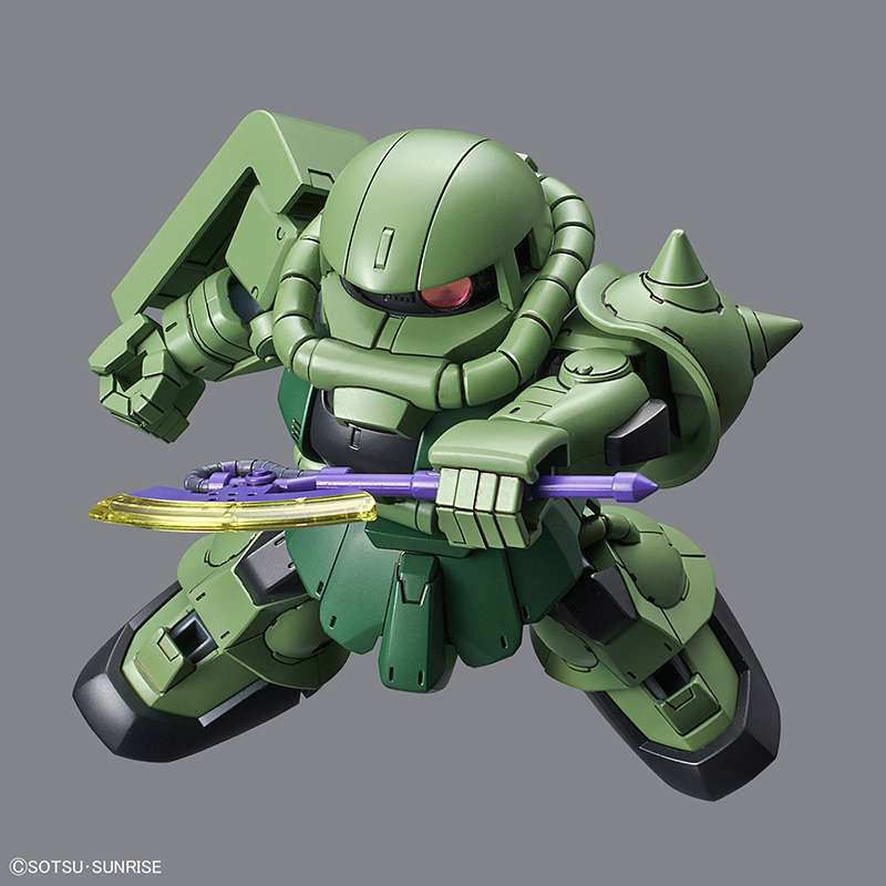 SD Cross Silhouette Zaku II - Detaljerad Modellbyggsats bandai model kit gunpla