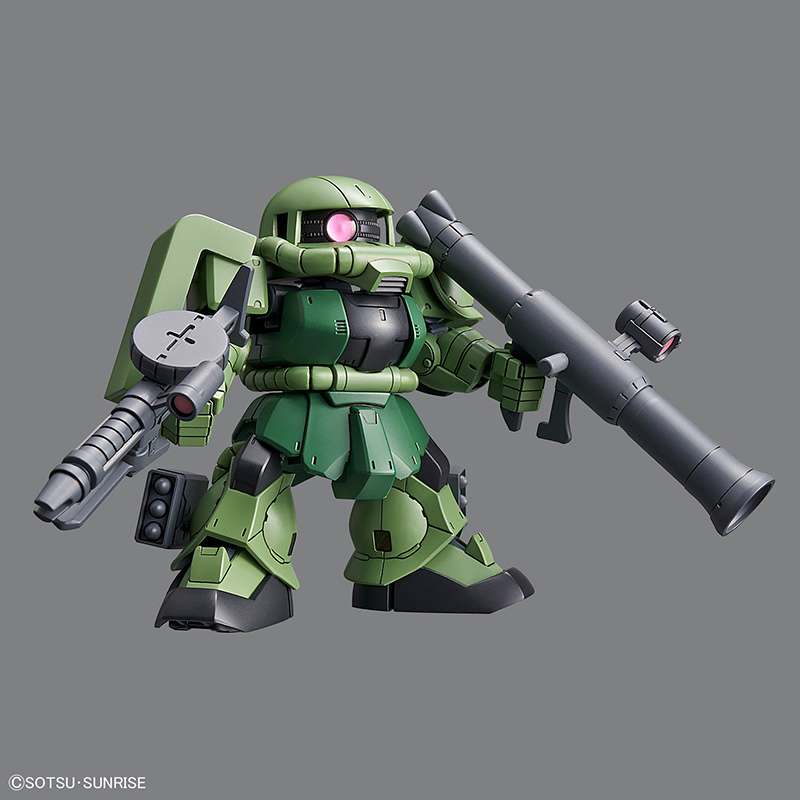 SD Cross Silhouette Zaku II - Detaljerad Modellbyggsats bandai model kit gunpla