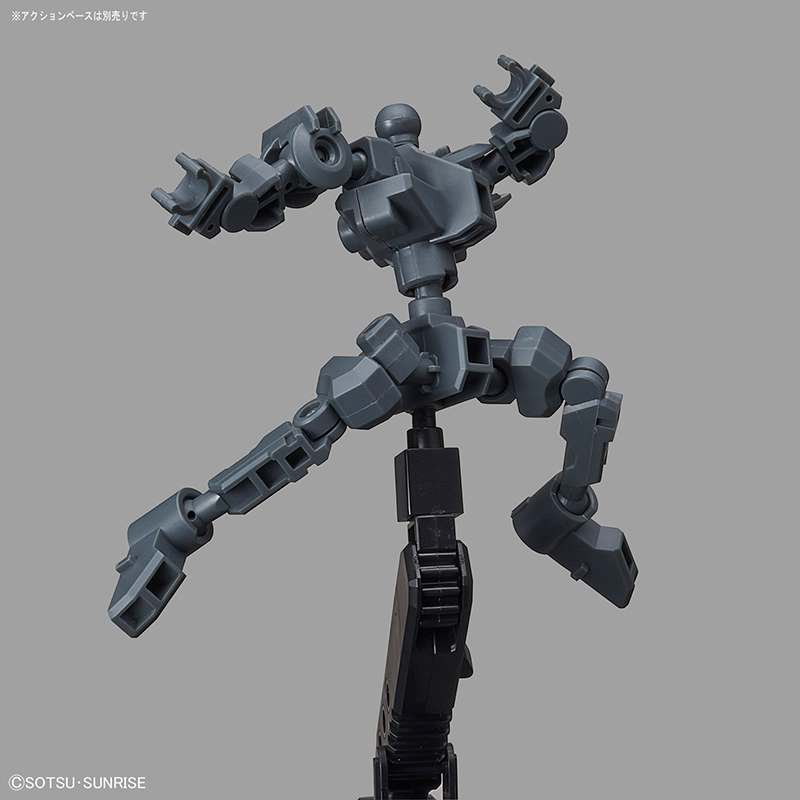 Sd cross silhouette ram i grå bandai model kit gunpla