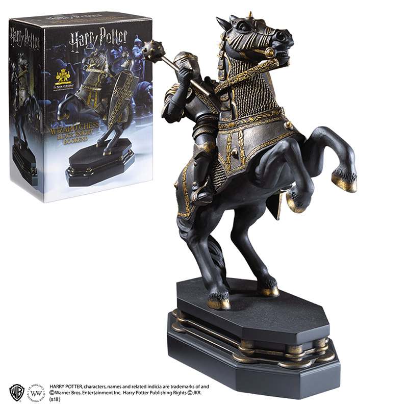 HP Wizard Chess Knight Black Bookend noble collections