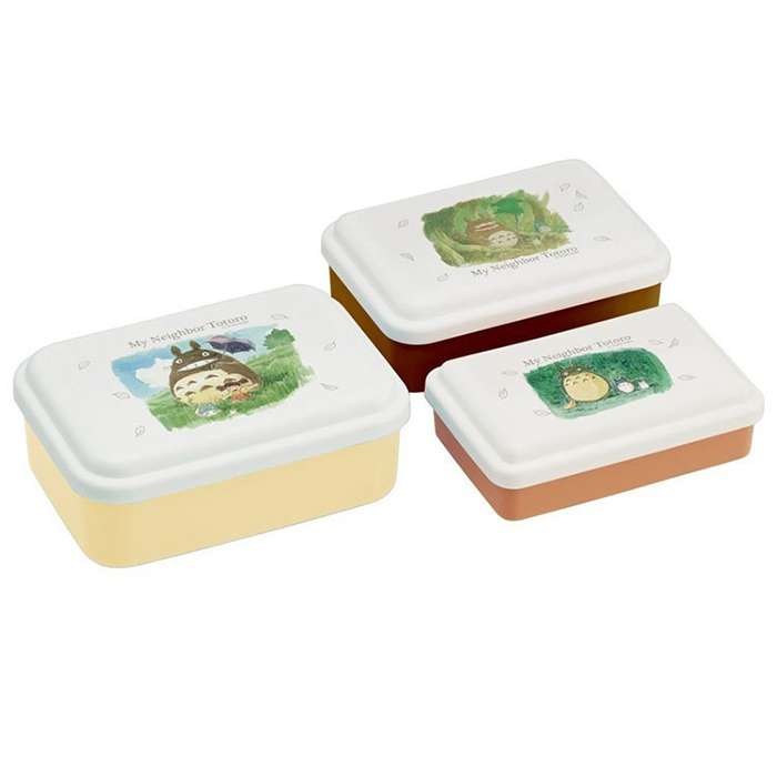 Totoro bento box 3 delar set studio ghibli