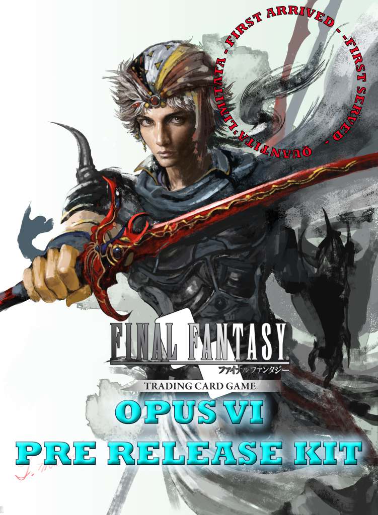 Final Fantasy Trading Card Game Opus VI Pre Release Kit square enix