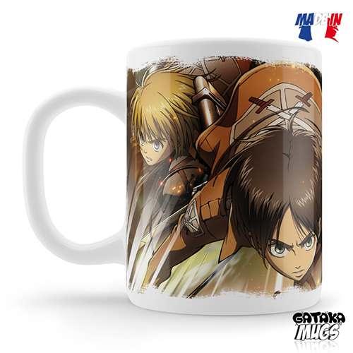 Aot Survival Instinct Mug - Perfekt för fans av Attack on Titan - Robotto