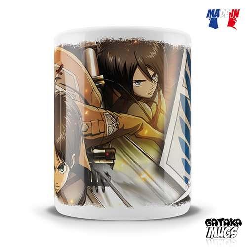 Aot Survival Instinct Mug - Perfekt för fans av Attack on Titan - Robotto