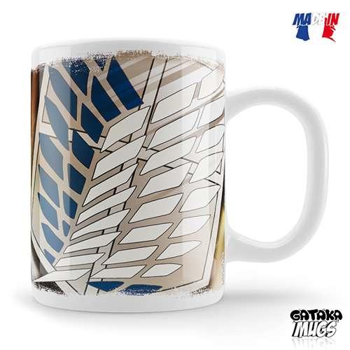 Aot Survival Instinct Mug - Perfekt för fans av Attack on Titan - Robotto