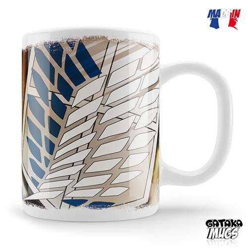 Aot Survival Instinct Mug - Perfekt för fans av Attack on Titan unekorn