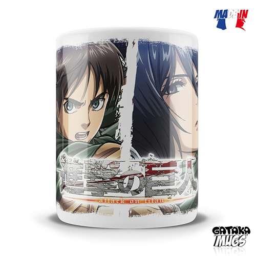 Aot Titan Killers Mug - En perfekt present för anime-fans - Robotto