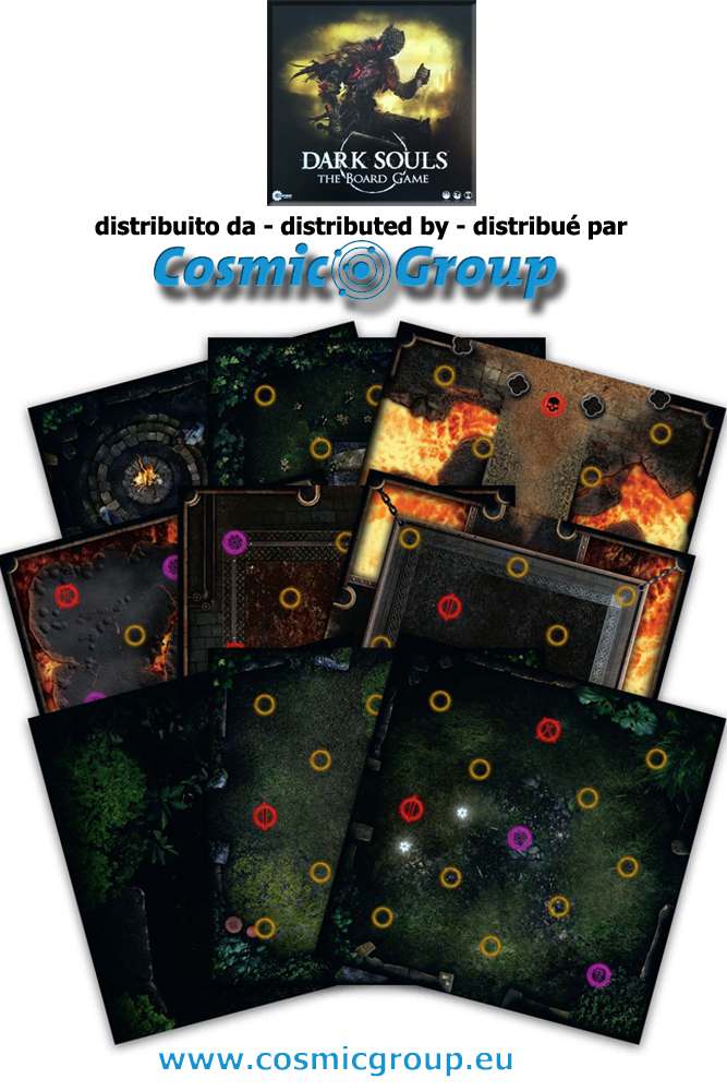 Dark Souls™: Darkroot & Iron Keep Spelbräd Tile Set steamforged games