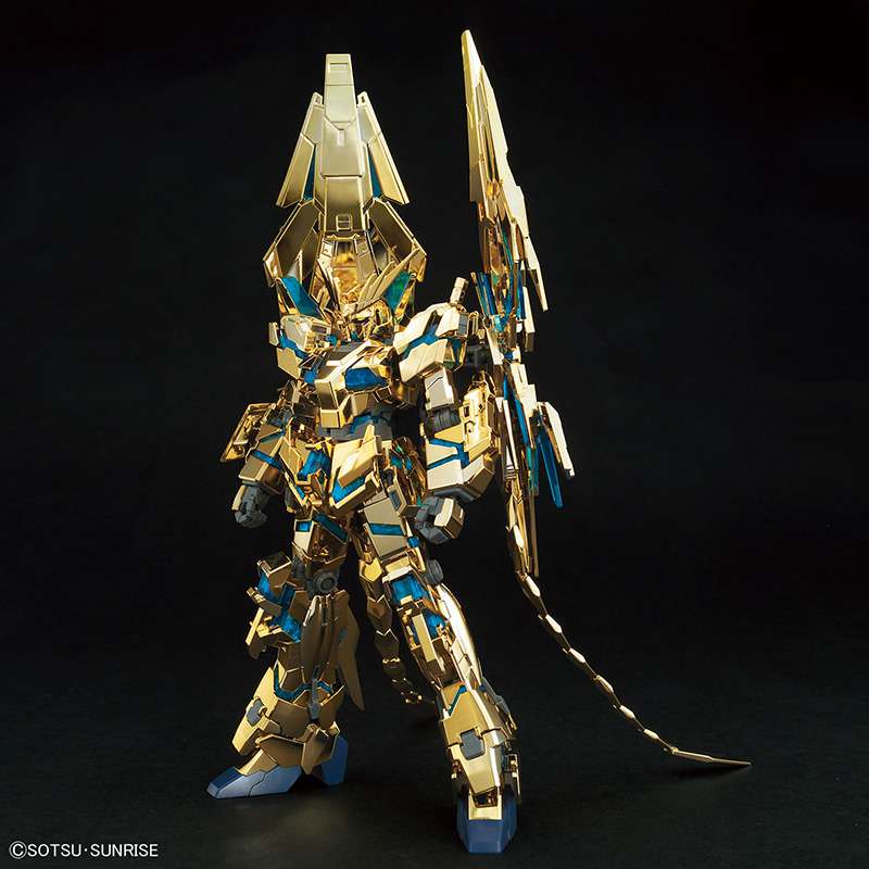 HGUC Gundam Phenex Destr Nar Gold 1/144 - Modellbyggsats bandai model kit gunpla