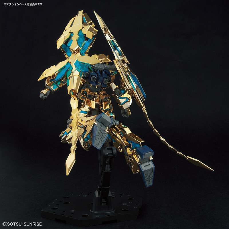 HGUC Gundam Phenex Destr Nar Gold 1/144 - Modellbyggsats bandai model kit gunpla
