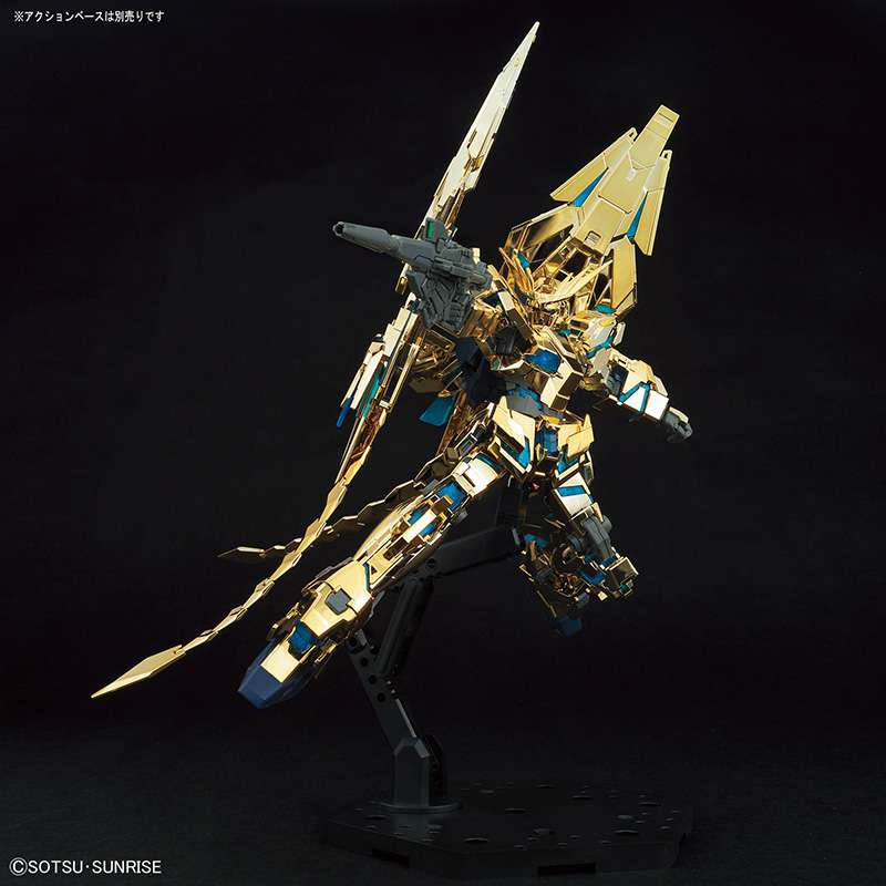 HGUC Gundam Phenex Destr Nar Gold 1/144 - Modellbyggsats bandai model kit gunpla