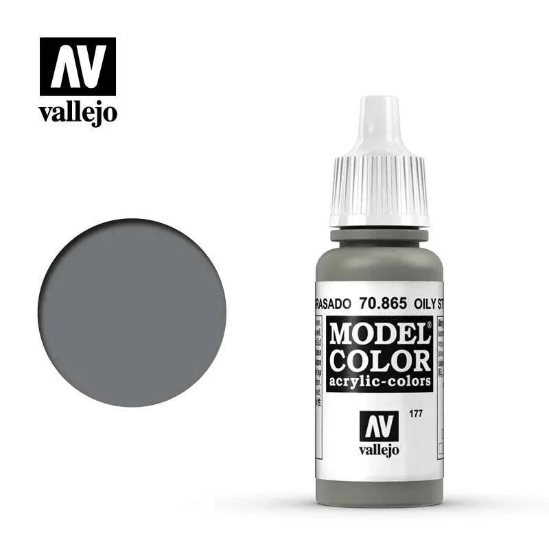 Model Color Oily Steel 70865 - Färg för Modellbygge - Robotto