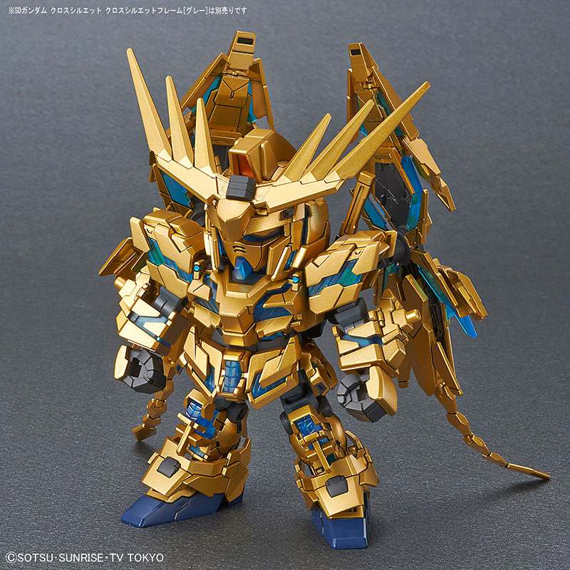 Sd Cross Silhouette Phenex Destr Narrat – En Mycket Detaljerad Samlarfigur bandai model kit gunpla