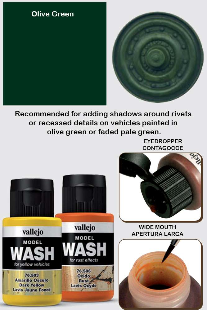 Model Wash 76519 Olive Green vallejo