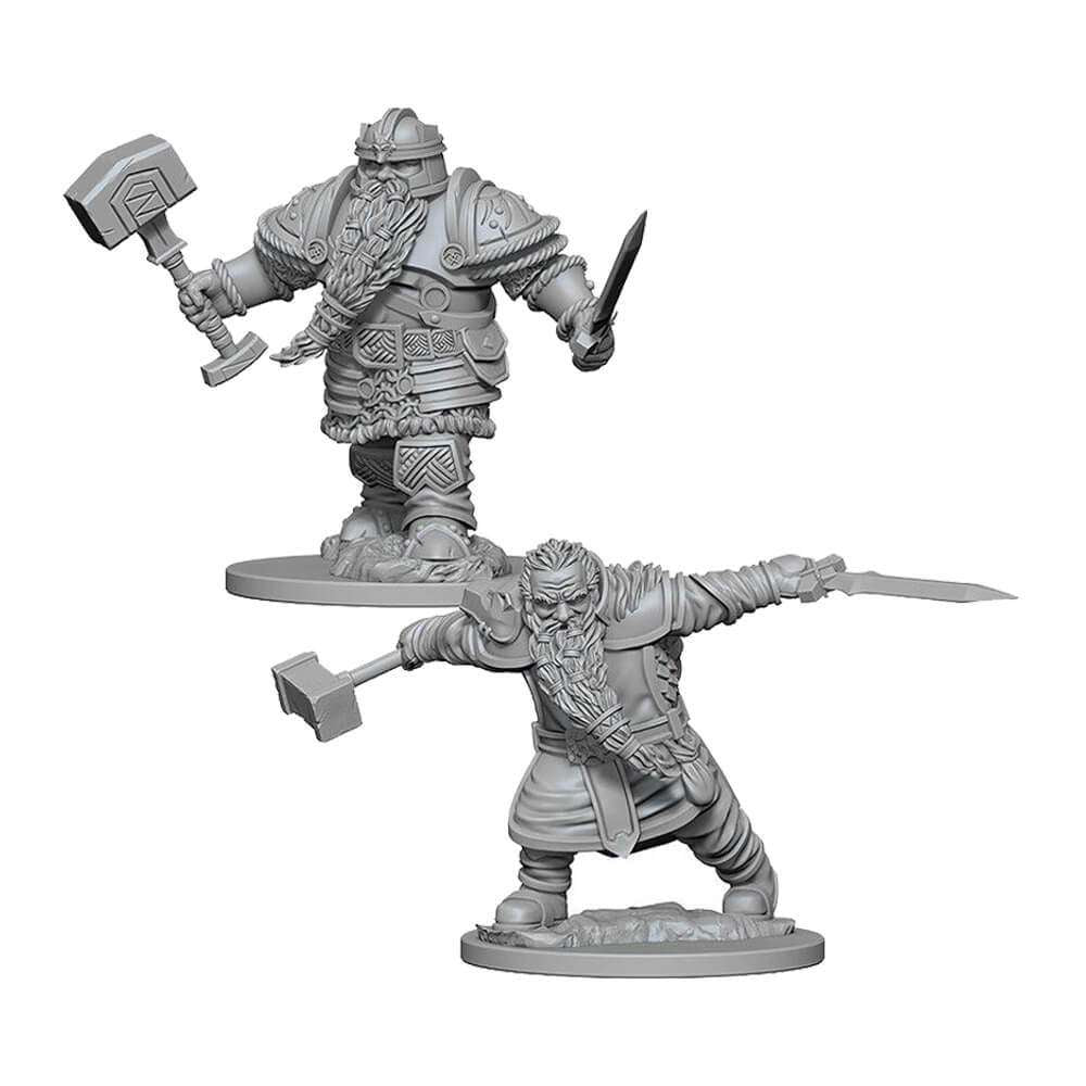 D&D Nolzur's Marvelous Miniatures Dvärg Manlig Krigare wizkids