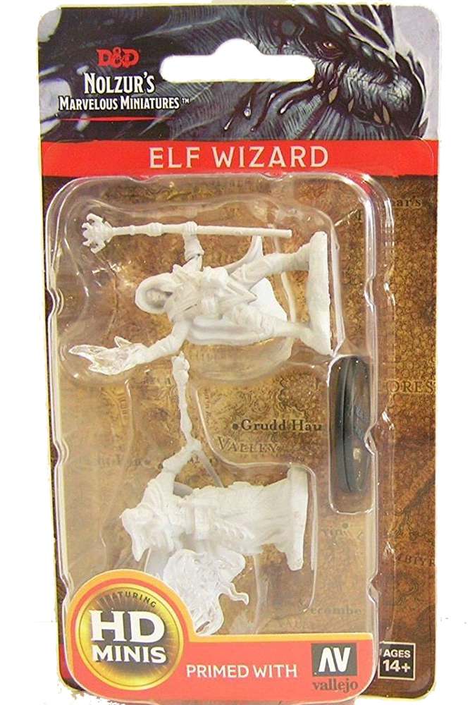 D&D Nolzur's Marvelous Miniatures Elf Male Wizard wizkids
