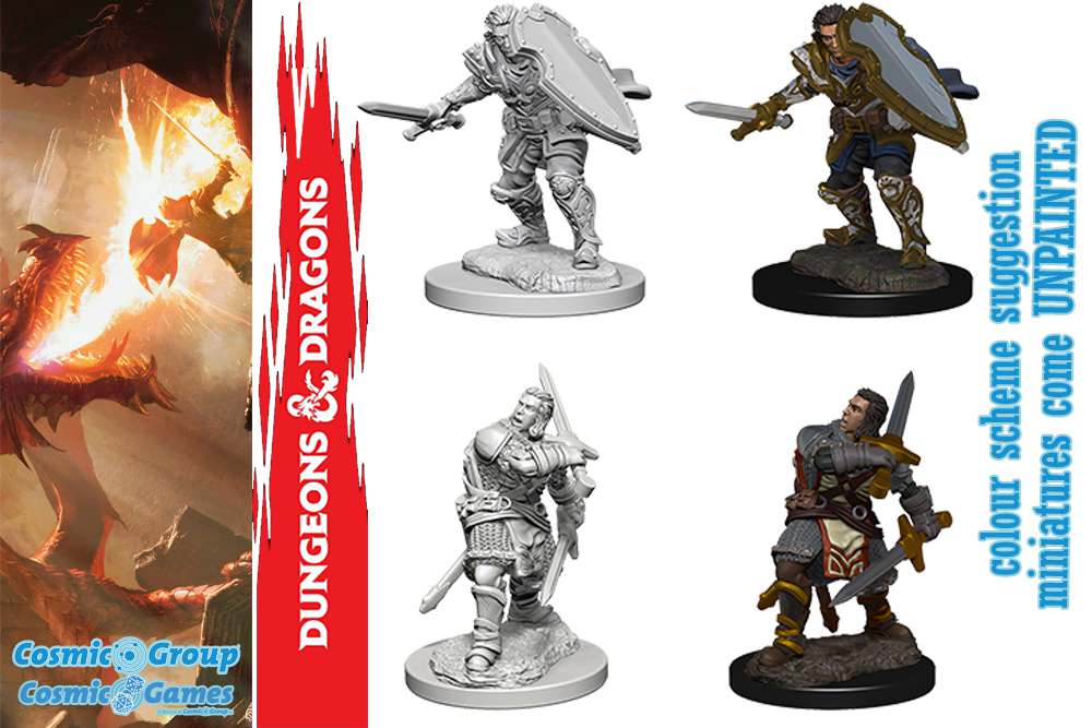 D&D Nolzur's Magnificent Miniatures - Human Male Paladin wizkids