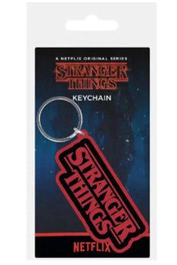 Stranger Things Logotyp Nyckelring - Robotto