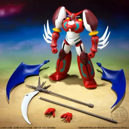 Super Minipla Getter Robot S.2 Set (3) – Modellkit med Shin Getter 1, Star Dragon och Black Getter från Getter Robo Armageddon