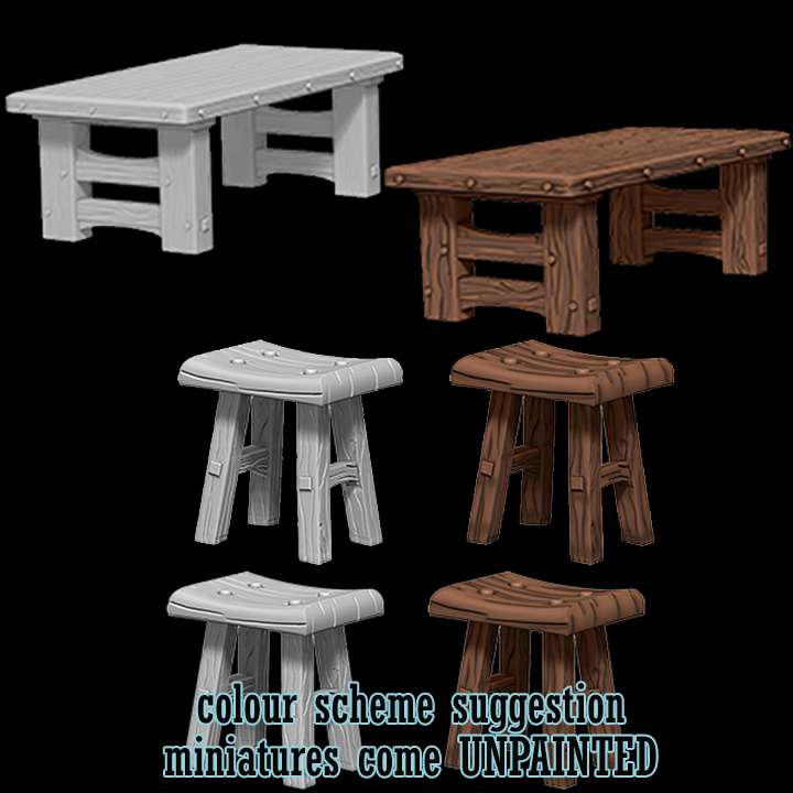 Wizkids Träbord och Stolar wizkids