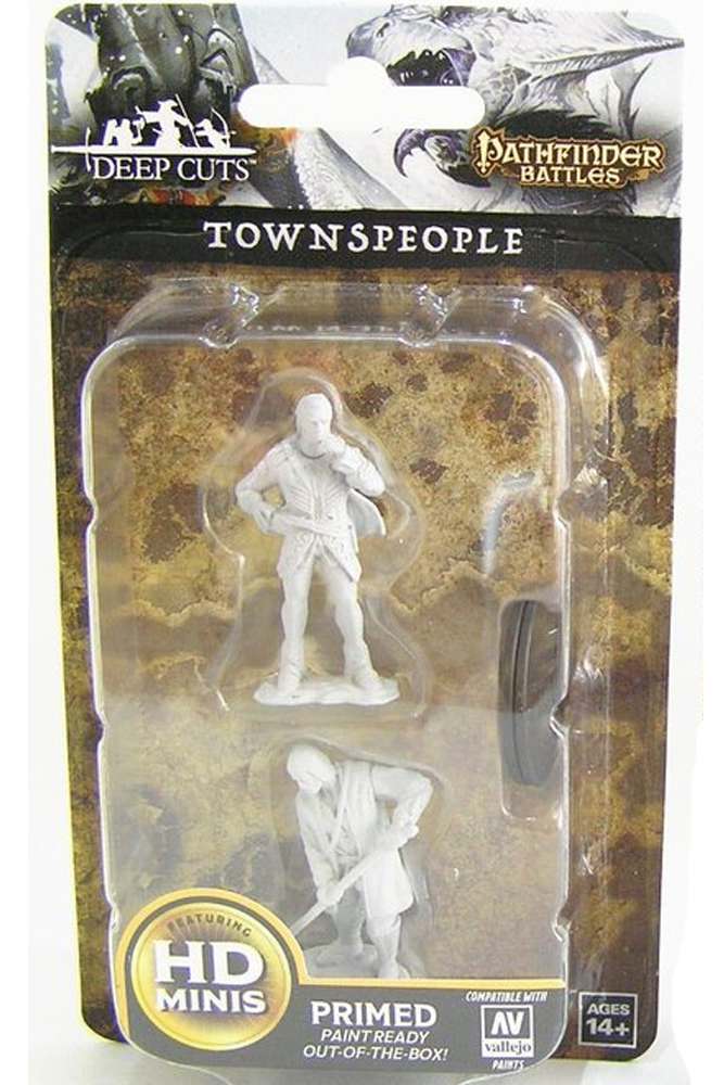 Pathfinder DCUM Towns Farmer/Aristocrat Miniature wizkids