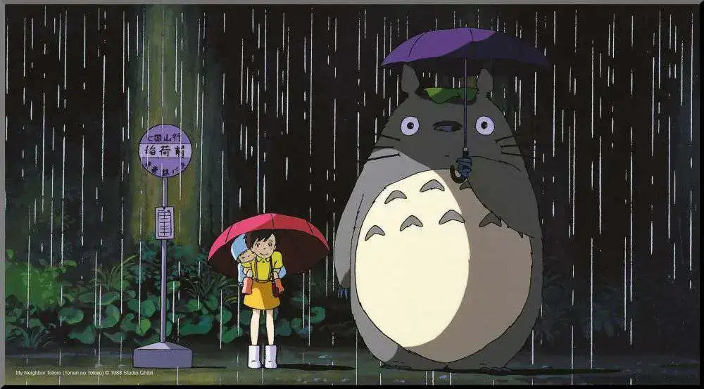 TOTORO BUS STOP WOOD PANEL