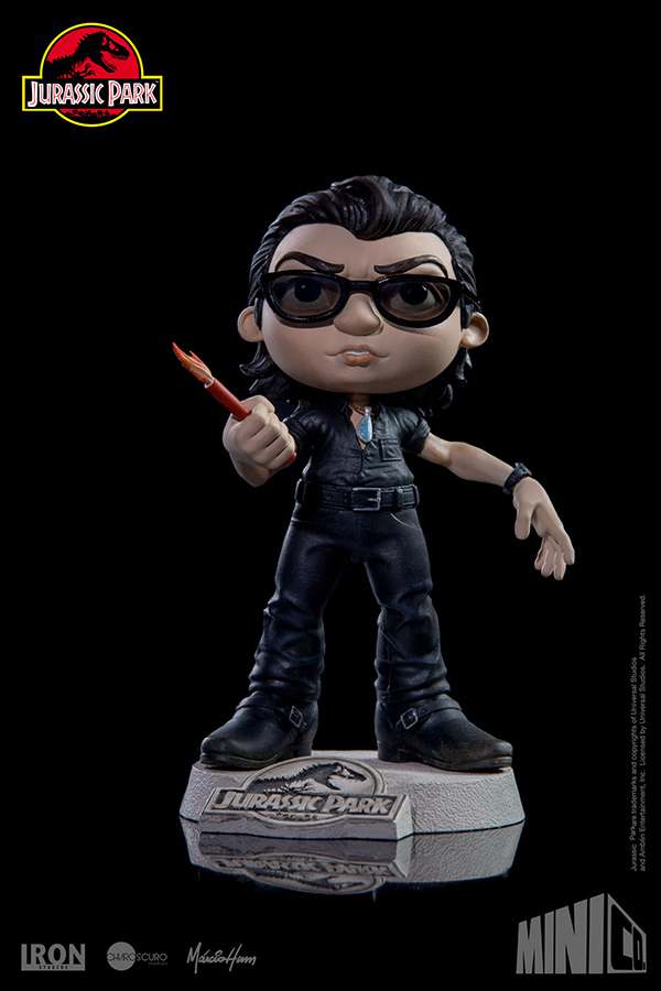Jurassic Park Ian Malcolm Minico Figur iron studios