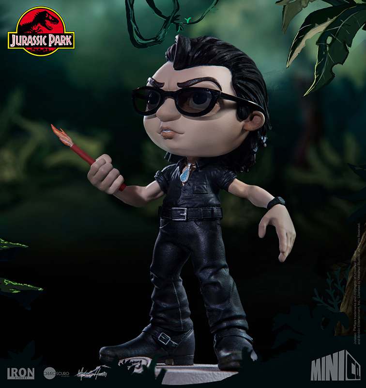 Jurassic Park Ian Malcolm Minico Figur iron studios