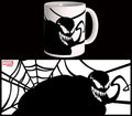 Venom Silhouette Mug – Marvels Superhjälte i Din Hand semic