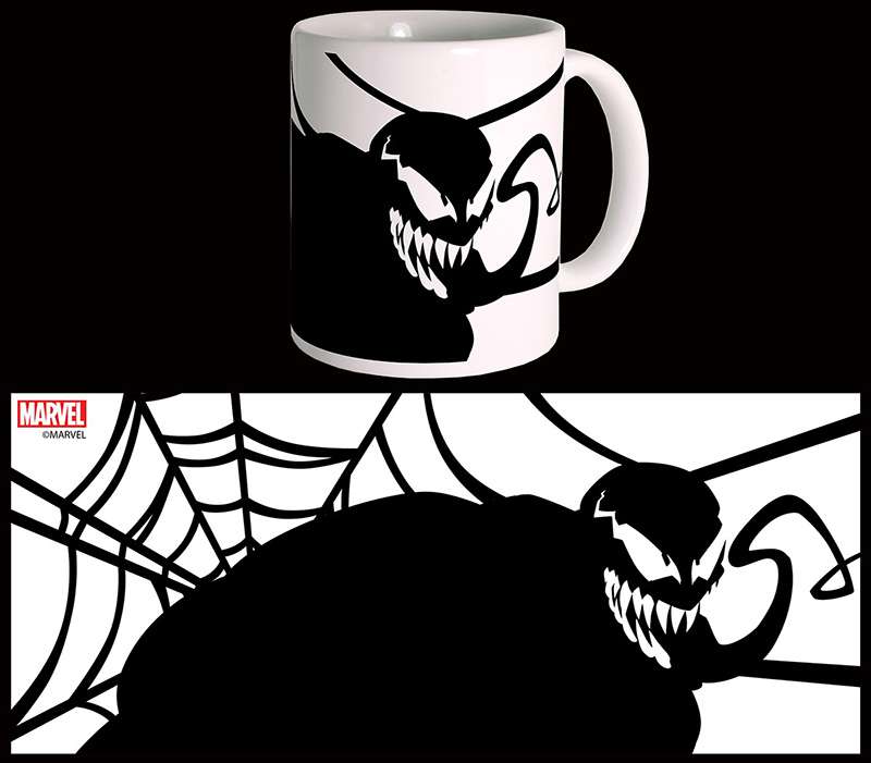 Venom Silhouette Mug – Marvels Superhjälte i Din Hand semic