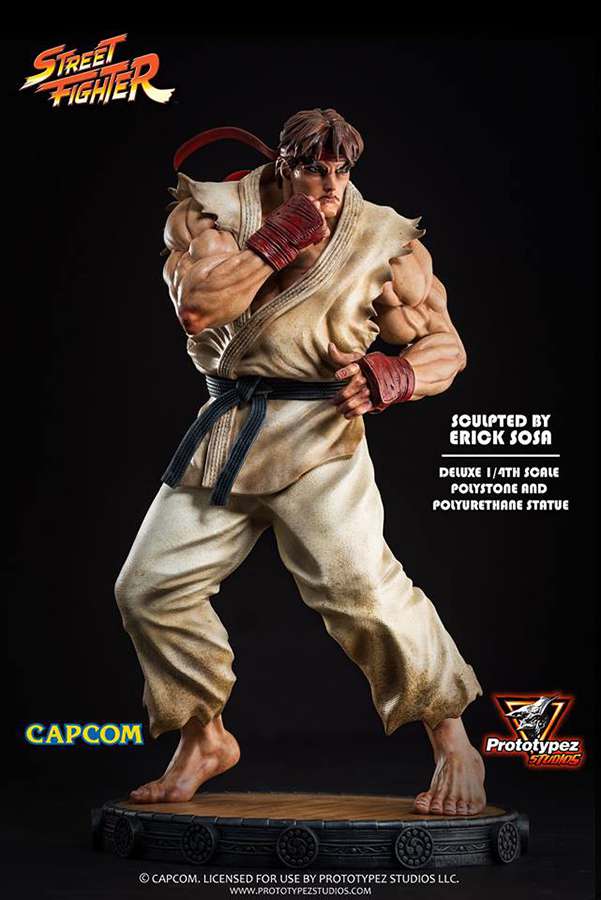 Street Fighter Ryu 1/4 Staty prototype z
