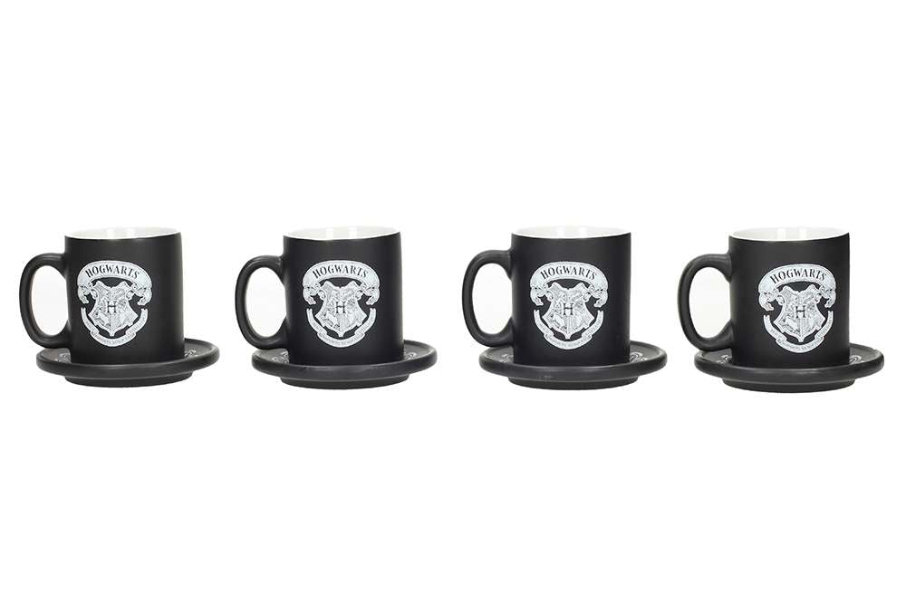 Hp emblems 4 espresso ceramic mug set sd toys