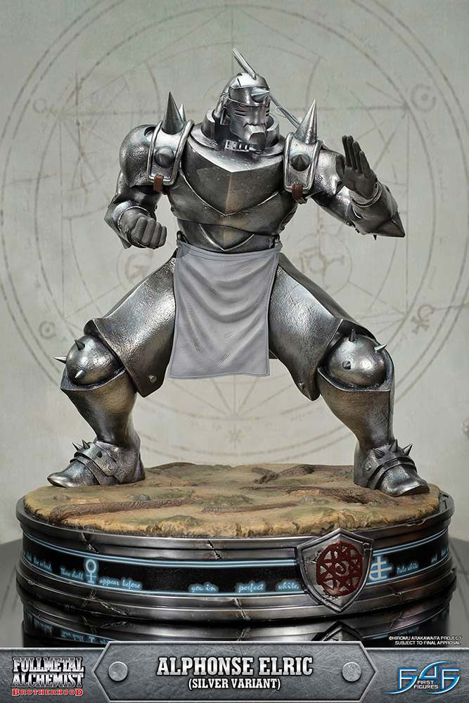 Fullmetal Alchemist Alphonse Elric Silver Variant Staty first4figures