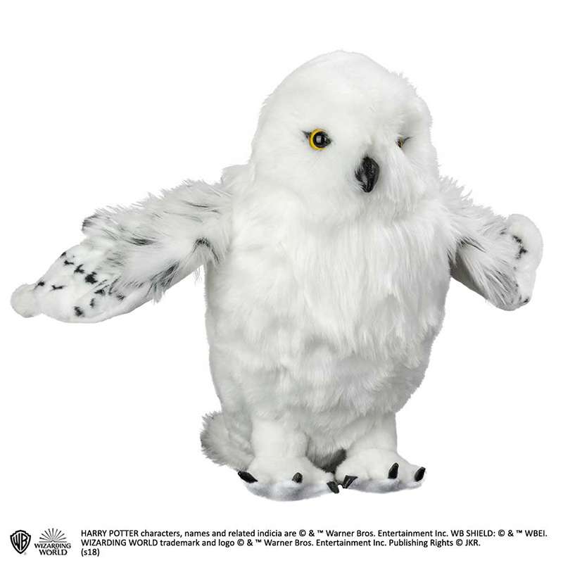 Harry Potter Hedwig Gosedjur med Posebara Vingar noble collections