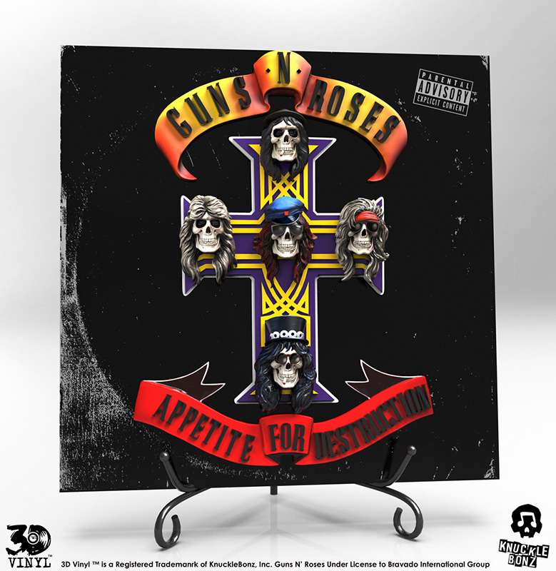 Guns N' Roses Appetite for Destruction 3D Vinyl™ knuckle bonz