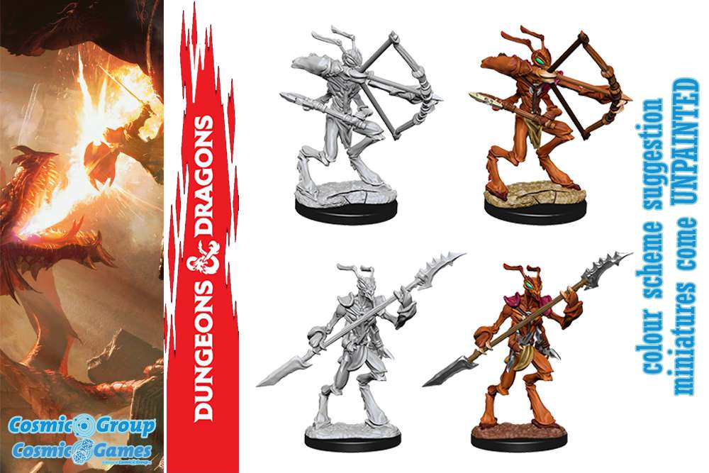 D&D Nolzur's Marvelous Unpainted Miniatures: Thri-Kreen wizkids