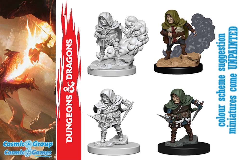 D&D Nolzur's Marvelous Miniatures - Halfling Male Rogue wizkids