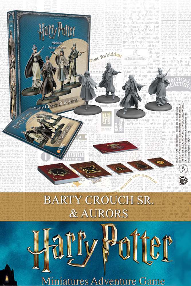 Hpmag Barty Crouch Sr & Aurors Miniatyrset knight models