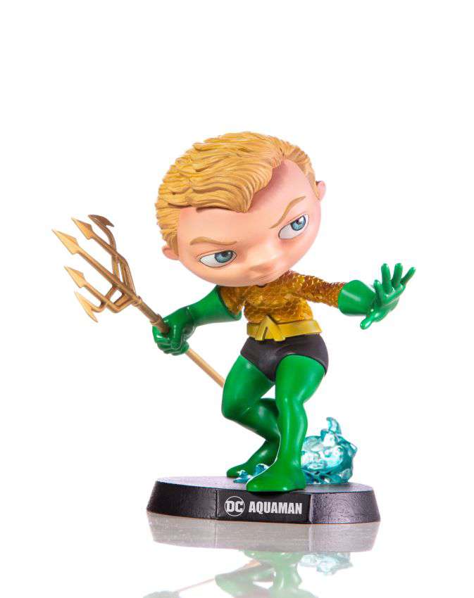 Aquaman Comic Minifigur - Samlarobjekt för Fans iron studios