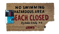 JAWS BEACH CLOSED DOORMAT