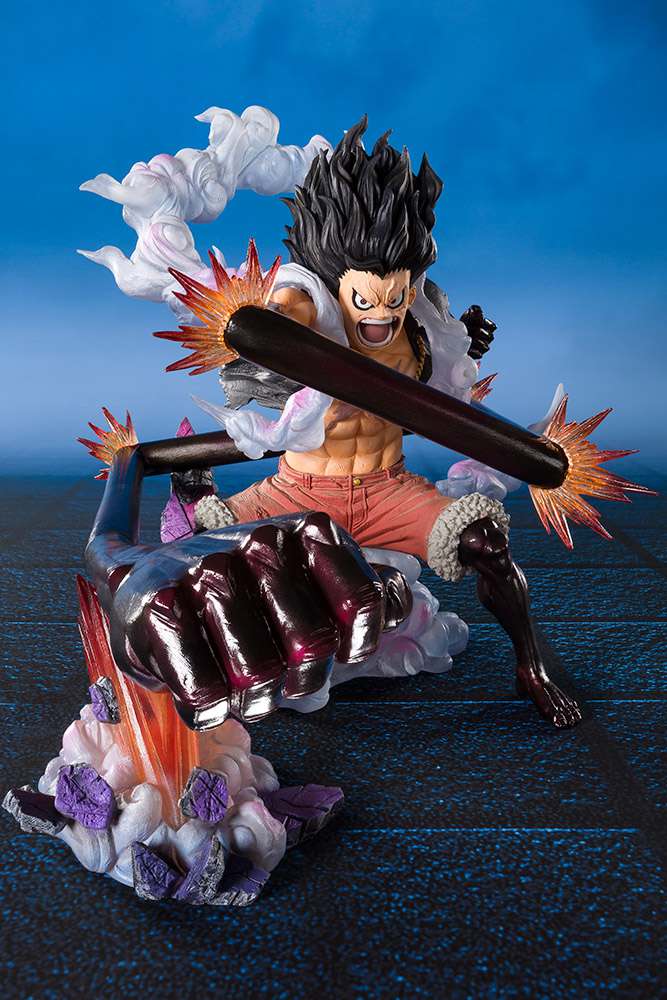 One Piece Zero Luffy Gear 4 King Cobra Rerun - Samlarfigur bandai