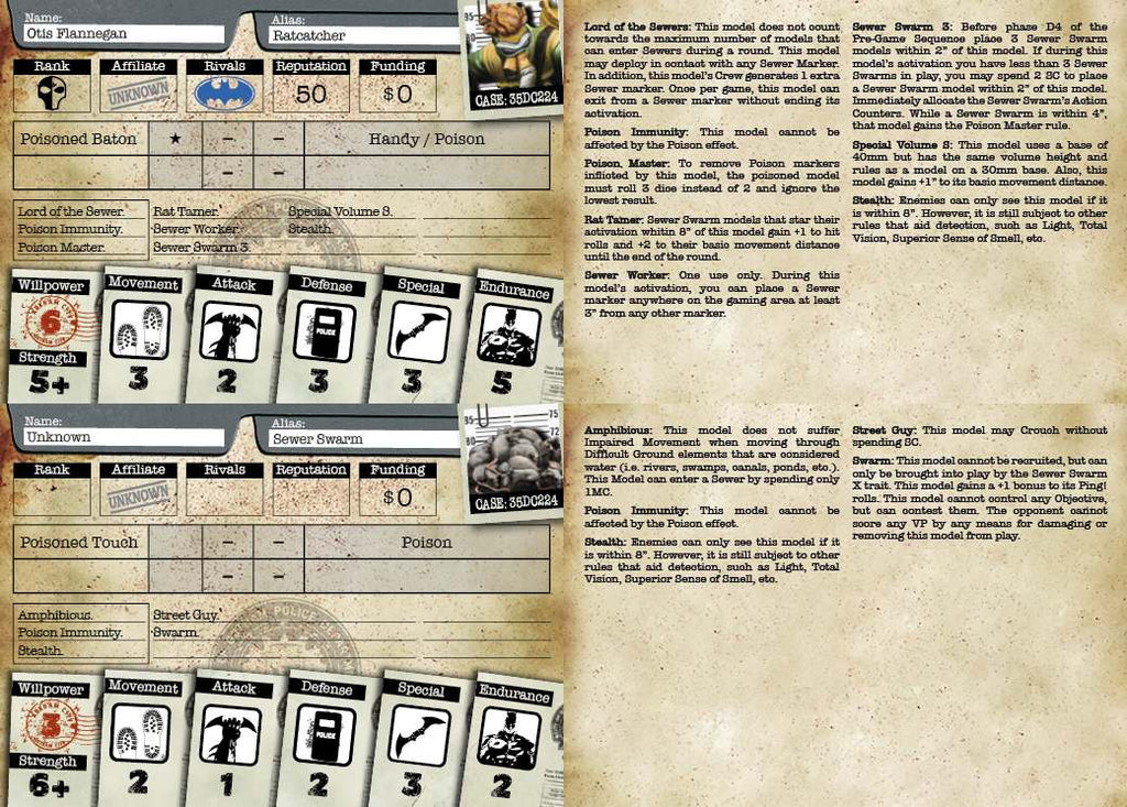 BMG Ratcatcher Miniatyr knight models